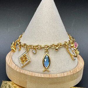 Gold-Plated Swarovski Crystal “Life of Jesus” Bracelet from Bradford Exchange